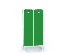 Cloakroom locker reduced height ALSIN with feet 1620 x 800 x 500